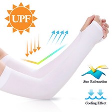 Full UPF 50 Protection, Cooling Arm Sleeves for Men  Women Outdoor Sports