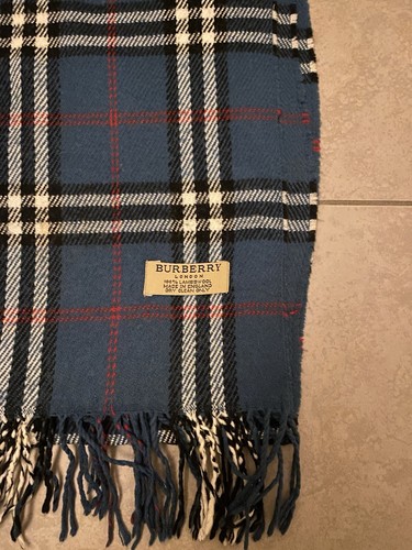 Burberry Vintage Schal Aus Lammwolle - Bild 9 von 14