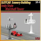 Slot Car Scenery Building Indy Style Marshall Tower Scalextric, Carrera