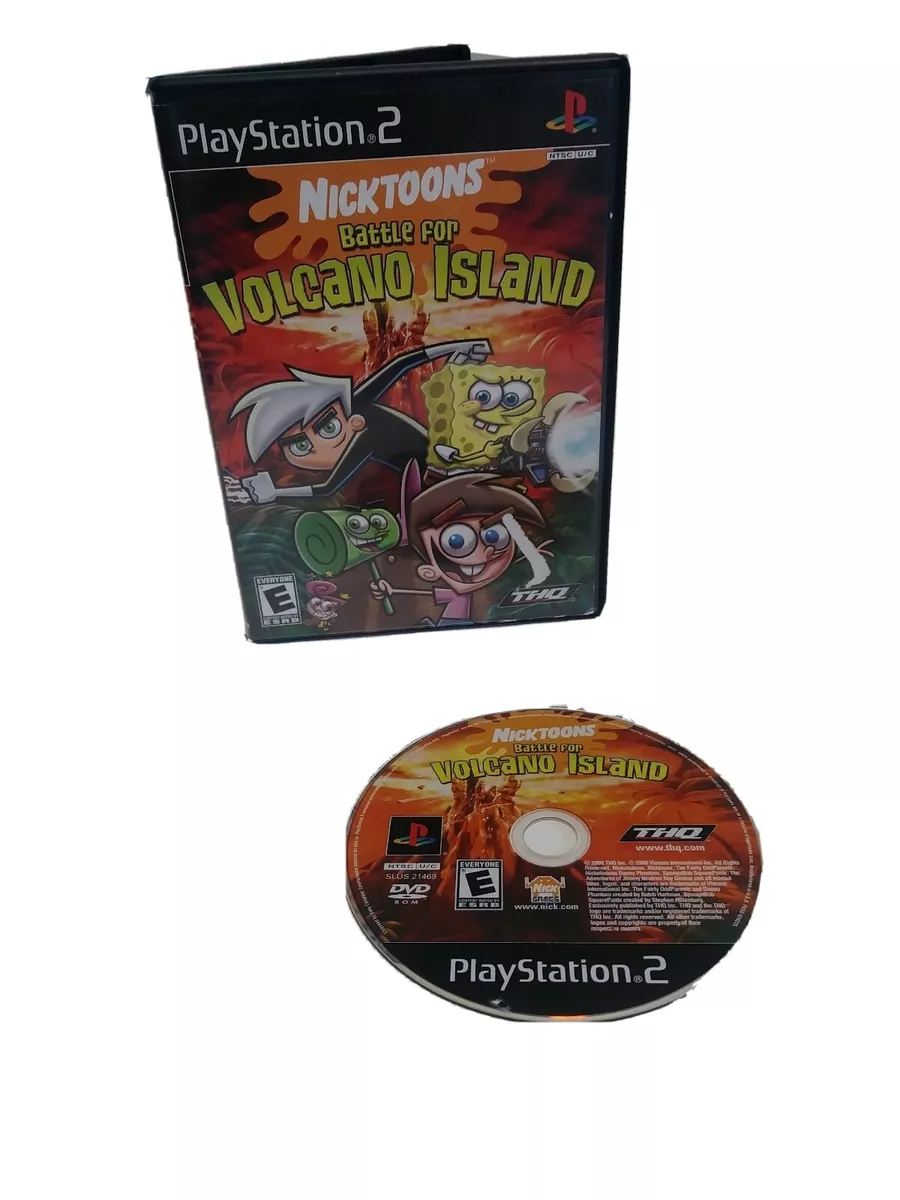 Nicktoons: Battle for Volcano Island - PlayStation 2 (PS2) Game