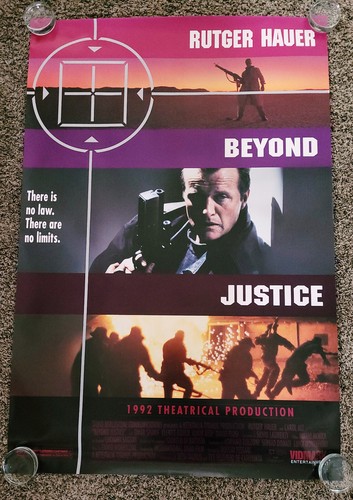 Beyond Justice Movie Poster Rutger Hauer Rolled