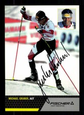 Michael Gruber Autogrammkarte Original Signiert Biathlon + A 192245