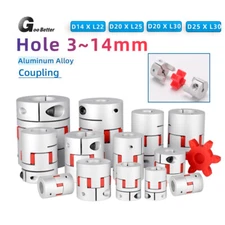 For 3D Printer Shaft Coupler Flexible Plum Coupling CNC Stepper Motor Jaw Spider