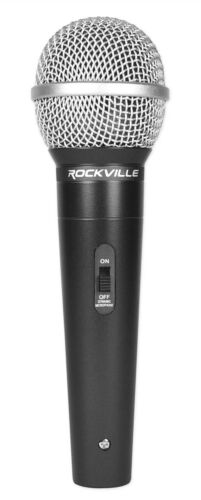 Rockville RMC-3PK 3 Pack Metal Wired Vocal/Instrument/DJ Microphones+Metal Case - Picture 2 of 8