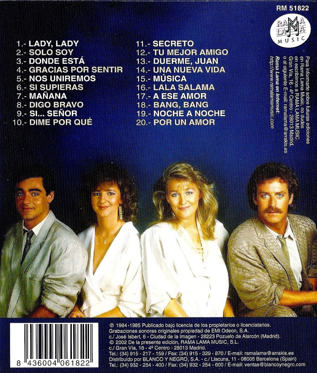 80s Grupo Bravo Todas Sus Grabaciones CD 1984-1985 for sale