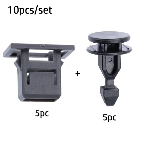 10x/kit Car Striker Engine Bulkhead Cover Retainer Clips For Honda