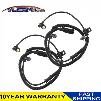 2 Front ABS Wheel Speed Sensors For Ford 11-14 Ford Expedition Lincoln Navigator