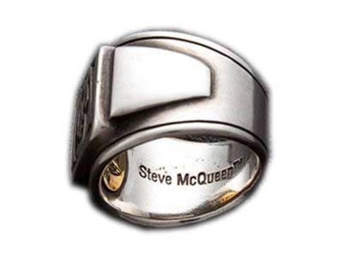 THE KING OF COOL Steve Mcqueen SILVER 925 RING Size 60 US 9 New With Box Japan - Picture 18 of 24