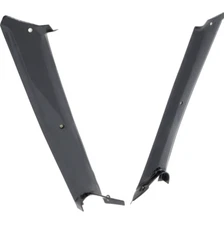 1967 Camaro/ Firebird Coupe Pillar Post Molding Black - Pair New Dii