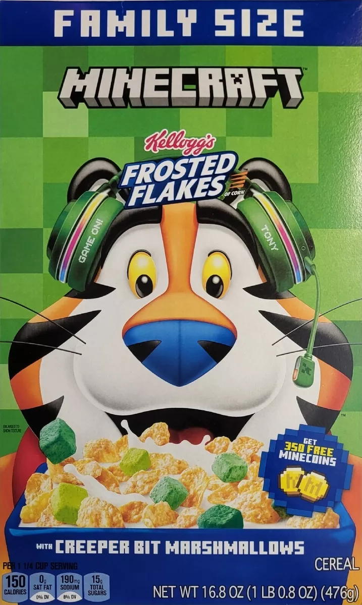 NEW KELLOGG'S FAMILY SIZE FROSTED FLAKES CEREAL 24 OZ