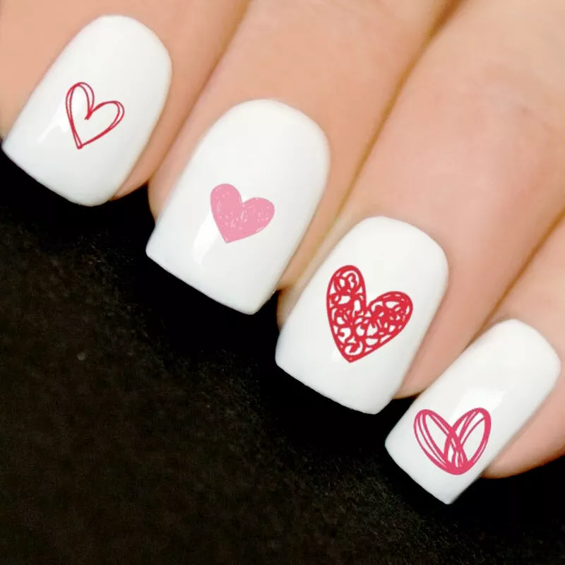 Nail cheap stickers hearts
