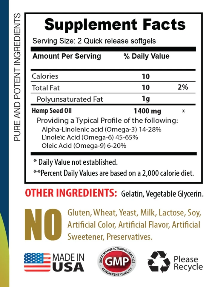 hemp drops for joint - HEMP SEED OIL ORGANIC 1400mg stress relief formula 1Bot - Image 2 of 4