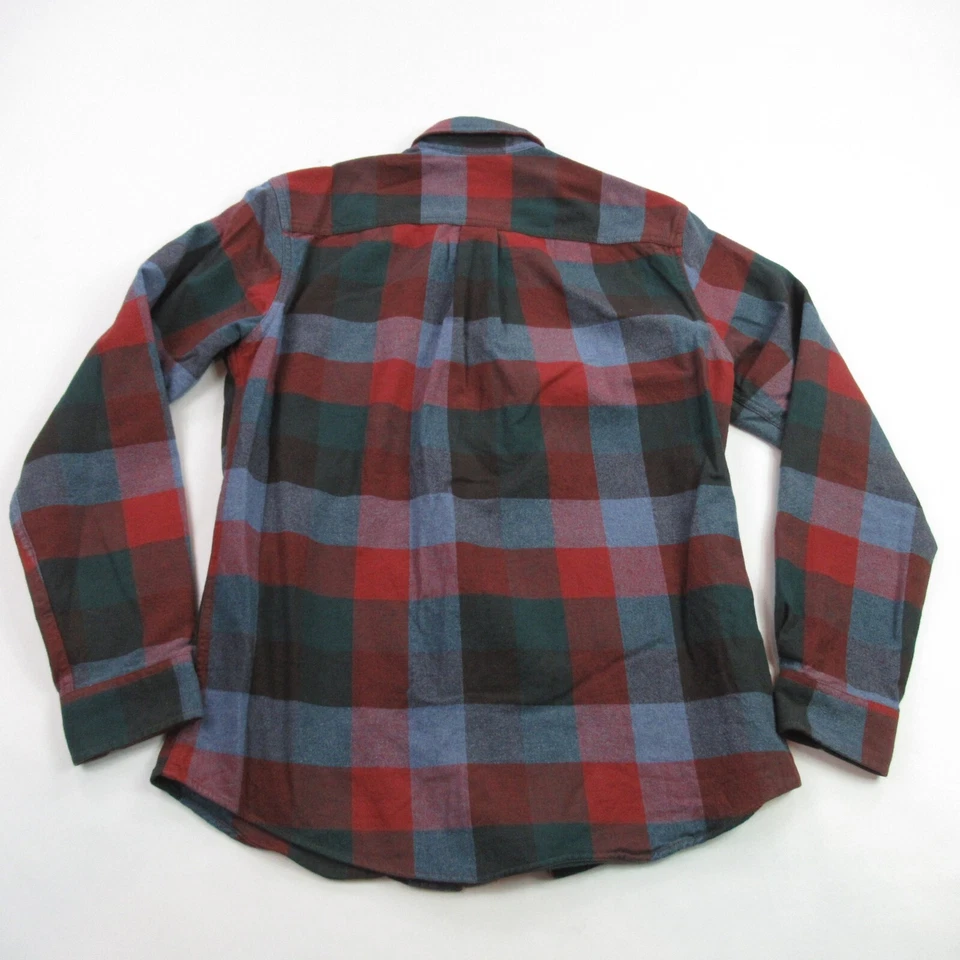 Eddie Bauer Shirt Mens Medium Long Sleeve Lightweight Plaid Button Front Slim - Image 3 of 4