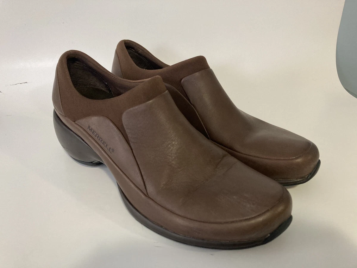Merrell air cushioned leather comfort best sale shoes