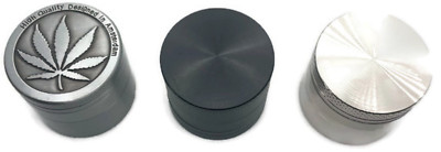 Grinder Crusher | Metall | Kräutermühle Gewürzmühle | 4 cm | 4-teilig