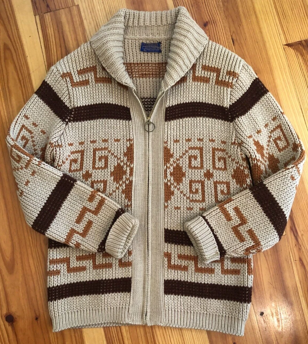 vintage pendleton cowichan sweater