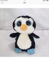 TY Beanie Boos Waddles Penguin Plush Stuffed Toy Purple Tag 6 Inch 2012