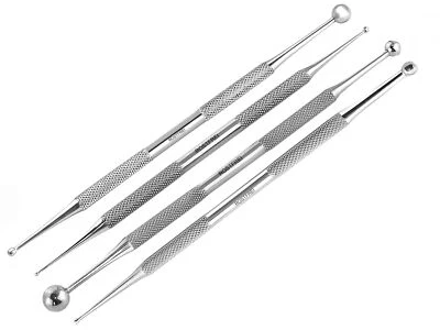 INSTRUMENTENRW 4er Set Akupressurstifte 1/2 3/7 5/8 6/9 mm Narbenstick Massage Akupunktur-Stift