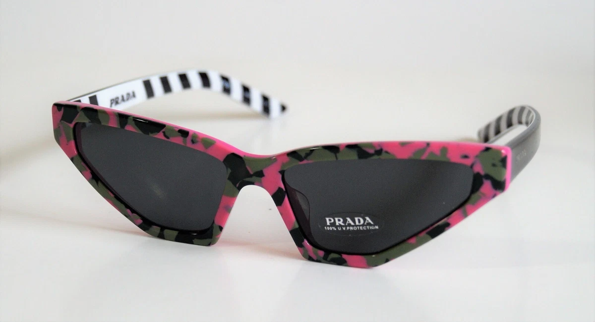 PRADA Pink Gray Sunglasses for Women for sale | eBay