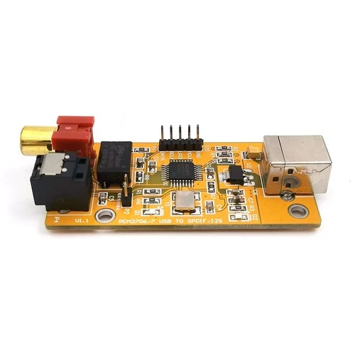 Decoder Converter USB Sound Card PCM2706 Board COMPUTER TELECHT V4O52456