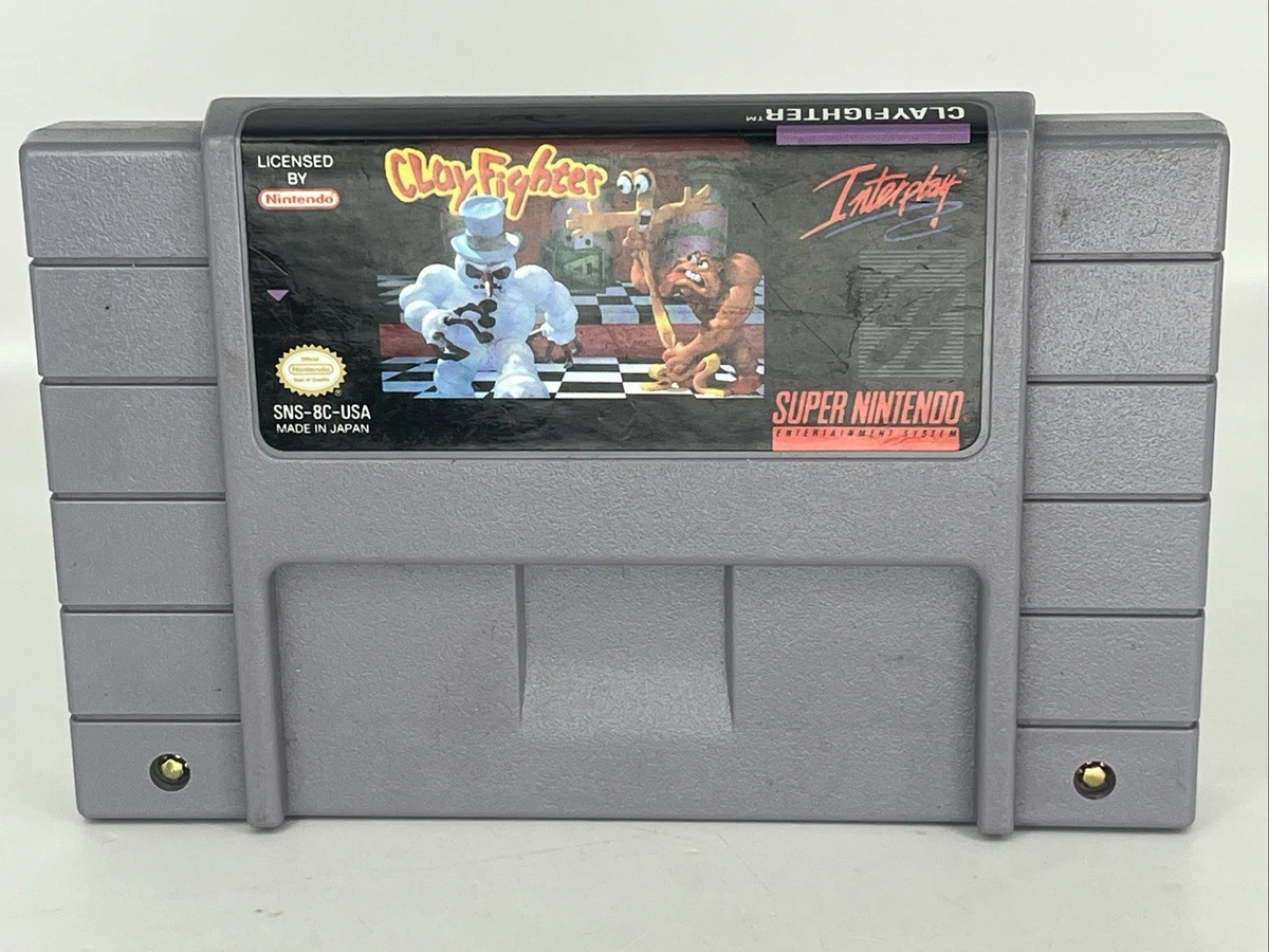 Clay Fighter Nintendo SNES Video Games for sale - eBay