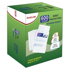 Sheet Protectors 600 Page,Page Protector 8.5" x 11" ，Upgraded Thick Material,...