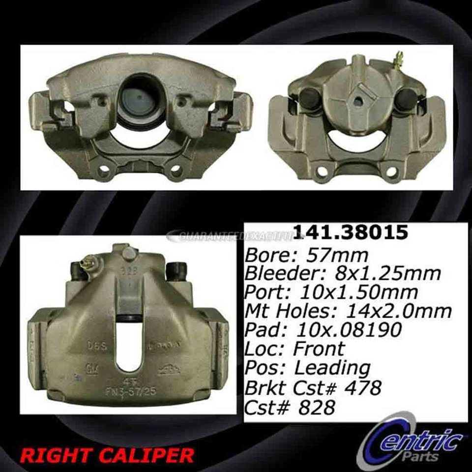 For Saab 9-3 2000 2001 2002 Centric Front Right Brake Caliper TCP - Image 4 of 4
