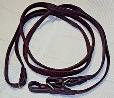 COLLEGIATE English Event Reins- BUCKLE ENDS /Roller Buckles - 5/8" x 118" -GREAT