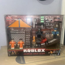 Roblox Jail Break Great Escape Playset Jazwares Complete With Accessories.