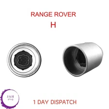 WHEEL NUT LOCKING SECURITY BOLT KEY LETTER H SOCKET WNLK FOR LAND RANGE ROVER UK
