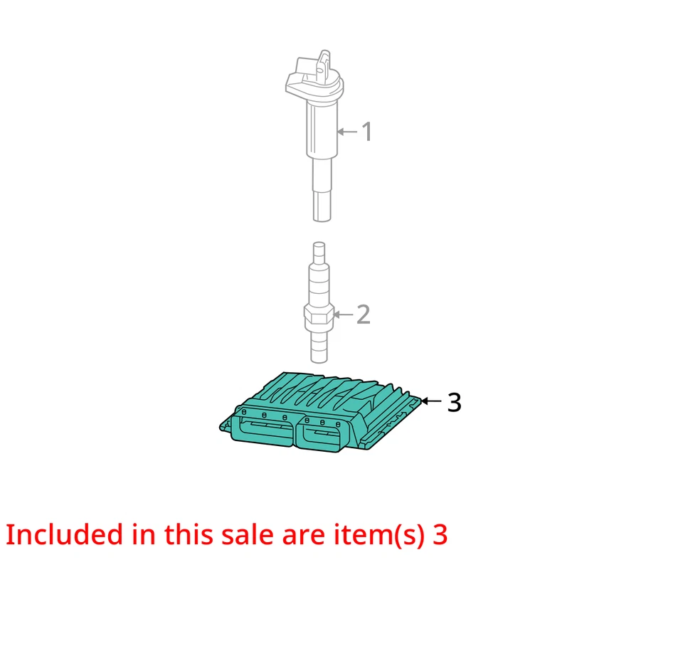 Электронный модуль управления двигателем ECM Rdstr sDrive35i подходит для 10–16 BMW Z4 5137451 - Изображение 3 из 4