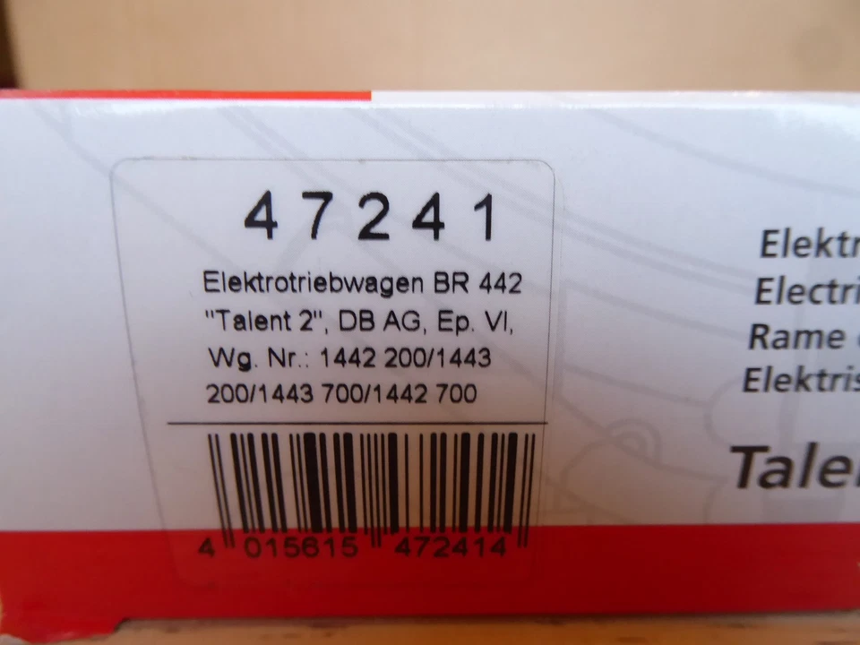 Piko 47241 Tt Electric Railcars Br 442 Talent 2 S-BAHN Leipzig DB Ag Ep.5 / 6 - Image 4 of 4