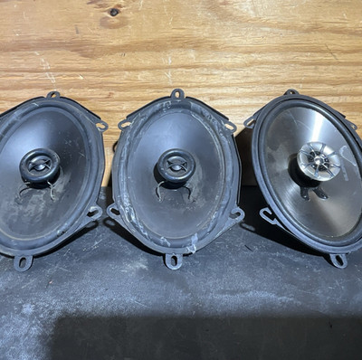 Blaupunkt GTX 572 5x7in Coaxial Car Speakers Set of 3 60W RMS Oval Shape