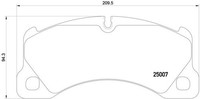 2X Brembo Bremsbelagsatz, Scheibenbremse P 65 021 FüR Audi Porsche Vw