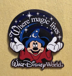 Disney Pin WDW Sorcerer Mickey Where Magic Lives Retired