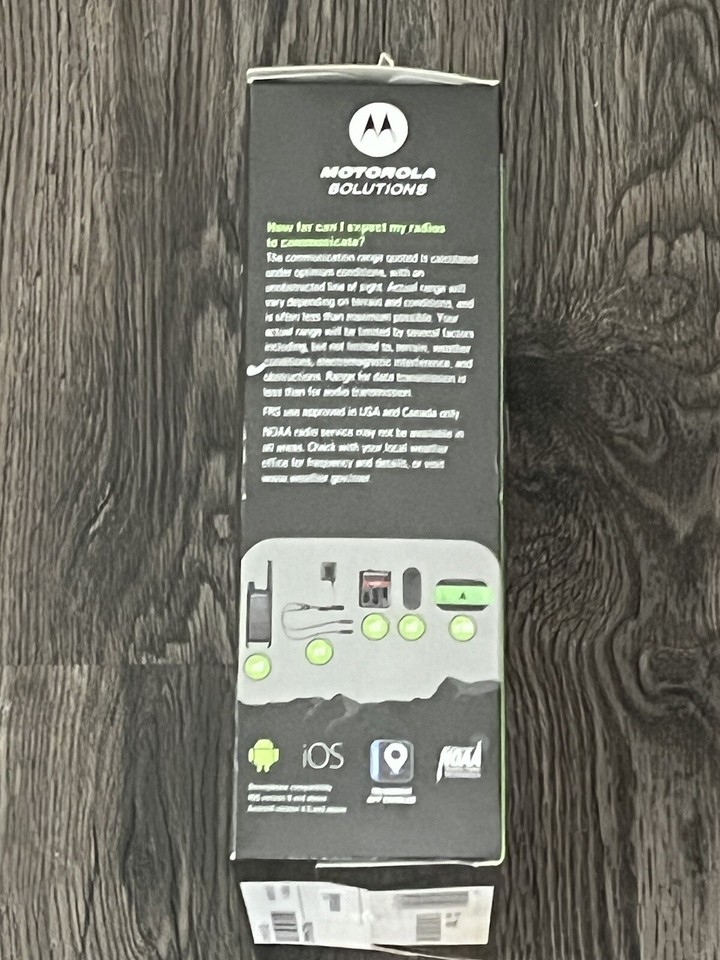 Motorola Talkabout T801 TwoWay Radios, 35 mile range, Rechargeable (2