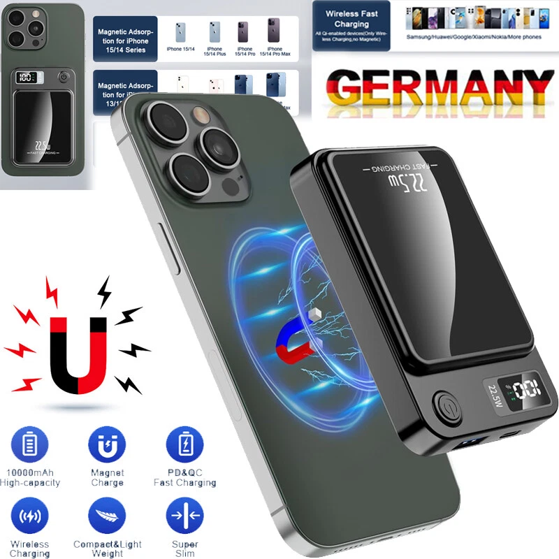 MagSafe Magnetische Wireless Power Bank 10000mAh 20W PD für iPhone 15/14/13/12 - Bild 2 von 4