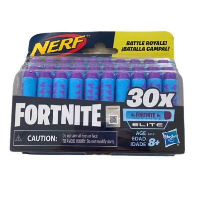 Nerf Fortnite Official 30x Darts Royale Blue Elite Refill Pack Battle NEW