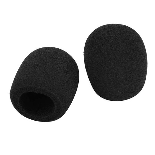 10 Pack Thick Handheld Stage Microphone Windscreen Foam Case Cover Karaoke Black - Picture 7 of 8