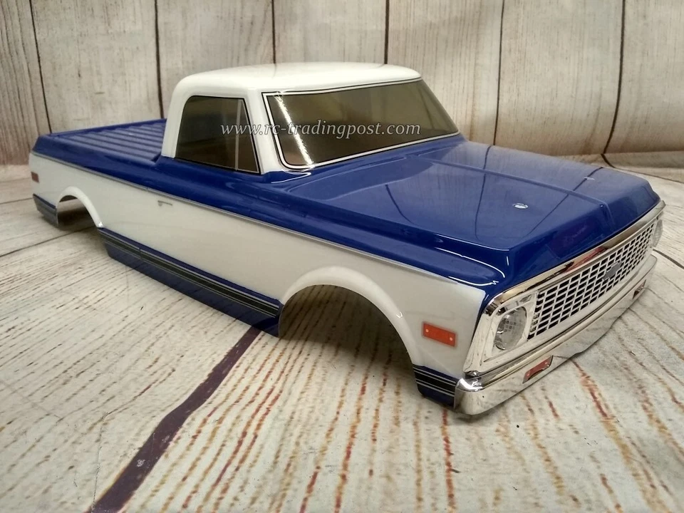 Carrocería de auto Chevy C10 72 pintada personalizada 1/10 OnRoad Vaterra/Losi V100/4-Tec2.0 Foto 3 de 4