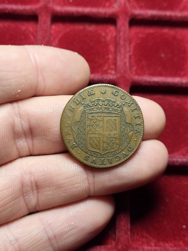 #77-96 ~ Token / Jeton - BOURGOGNE Sacre et capitaines français 1657 - F.9798 - Foto 2 di 3