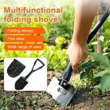 Camping Shovel Portable Military Folding Shovel with Tactical Waist Pack Travel