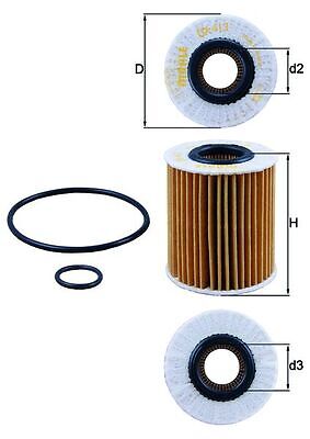 Knecht OX413D1 ÖLfilter FüR Toyota Lexus-image
