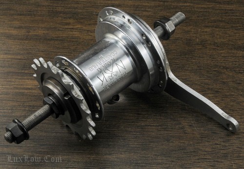 Vintage NK Coaster Brake Bike HUB BSA 40h Raleigh Touring Bicycle Sturmey Archer - Picture 3 of 12