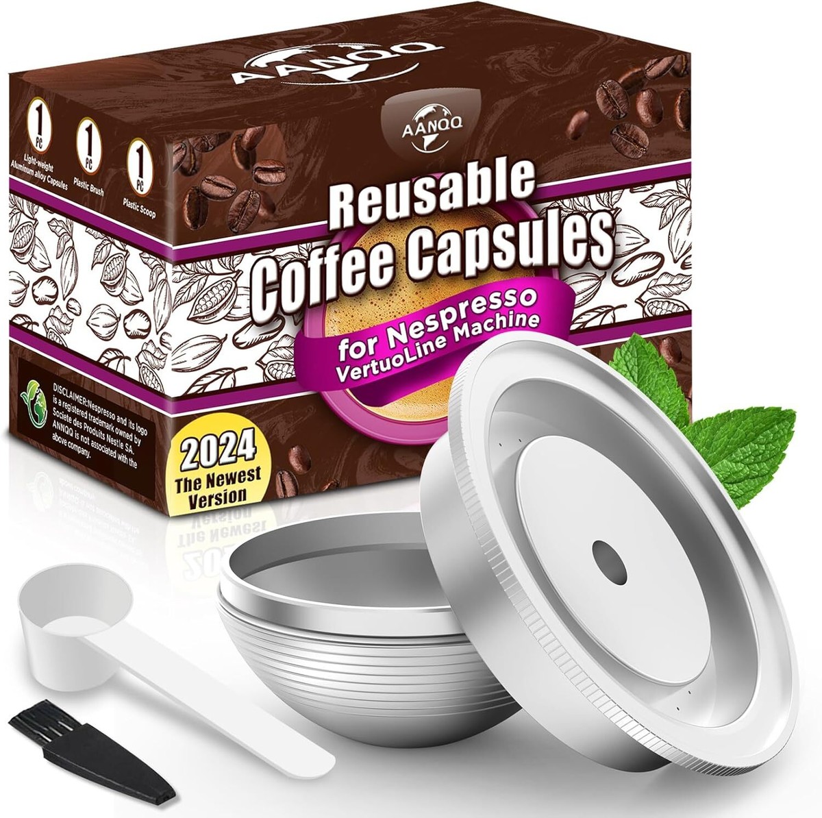 Stainless Steel Nespresso Vertuoline Pods Amazon Reusable Vertuo