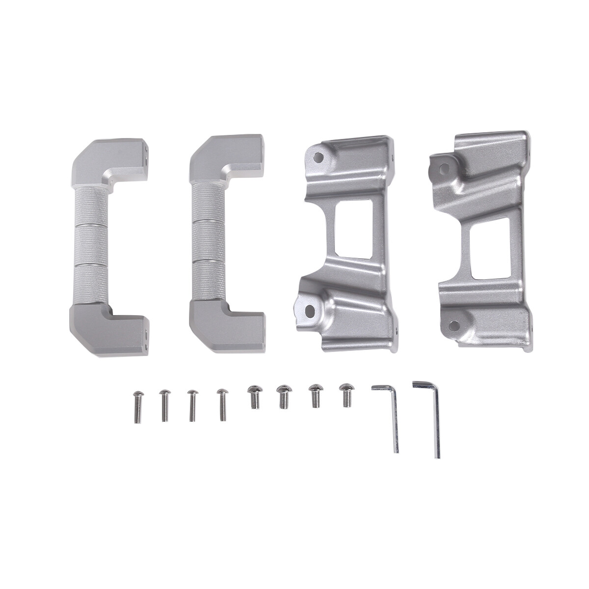 Silver Alloy A-Pillar Handle Replace Trim For Toyota FJ Cruiser 2007-2021