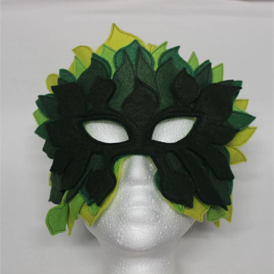 Vintage Mask Hysteria by Maureen Culligan felt carnival festival masquerade mask - Image 4 of 4