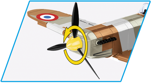 COBI Dewoitine D.520 #5734 - Picture 9 of 9