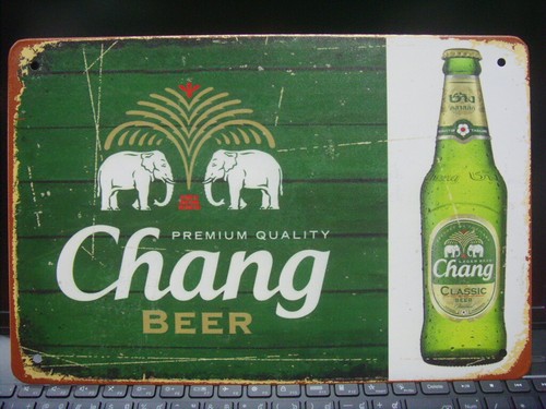 Singha, Chang,Leo Thai Beer Tin Metal Sign Vintage Decor Wall Art Poster Pub Bar - Picture 10 of 20