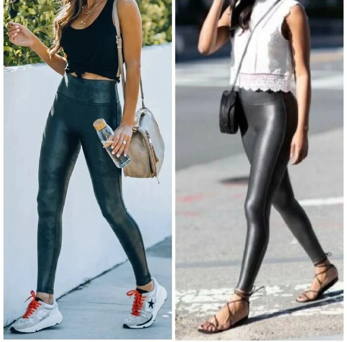 Spanx Faux Leather Leggings - Black • Find prices »